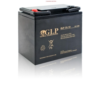 GLP Bezúdržbový záložní akumulátor - baterie VRLA - AGM 33Ah / 12V