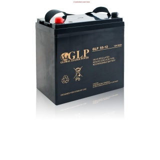 GLP Bezúdržbový záložní akumulátor - baterie VRLA - AGM 55Ah / 12V